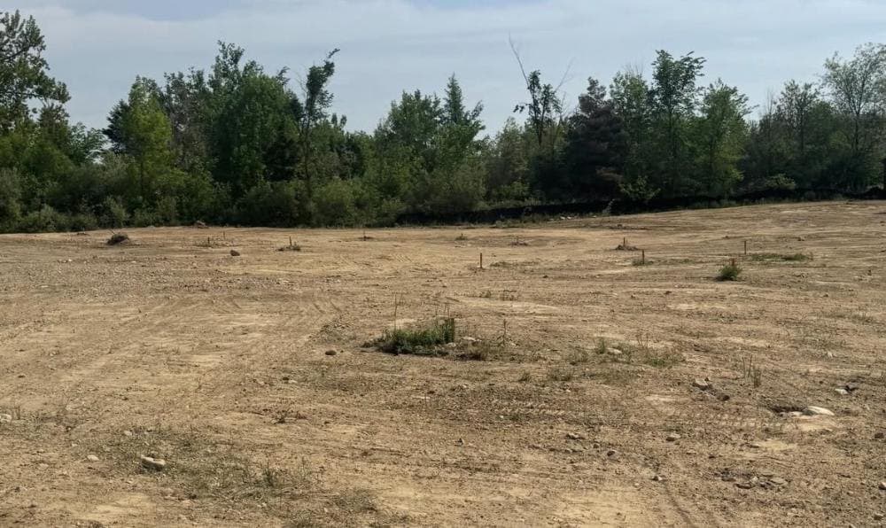 a graded subdivision park block cut to design subgrade in Dundalk